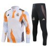 Real Madrid Trenings Collegegenser 2024-25 Kvart-Zip Hvit - Herre